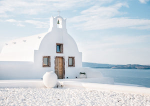 WHITE CHURCH IN OIA