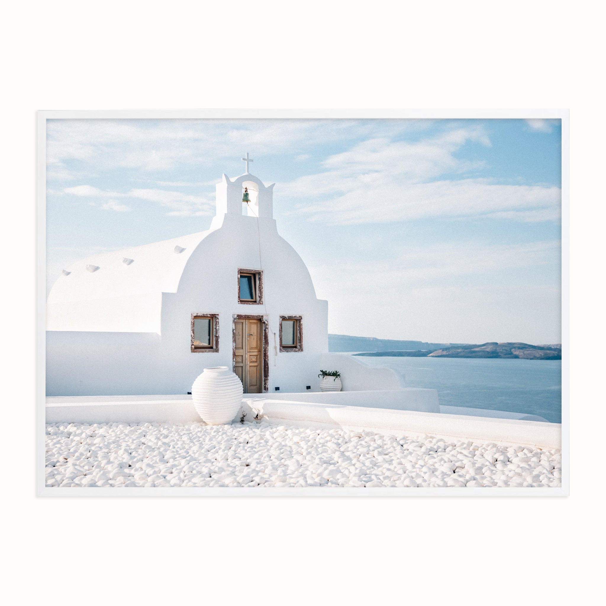 WHITE CHURCH IN OIA