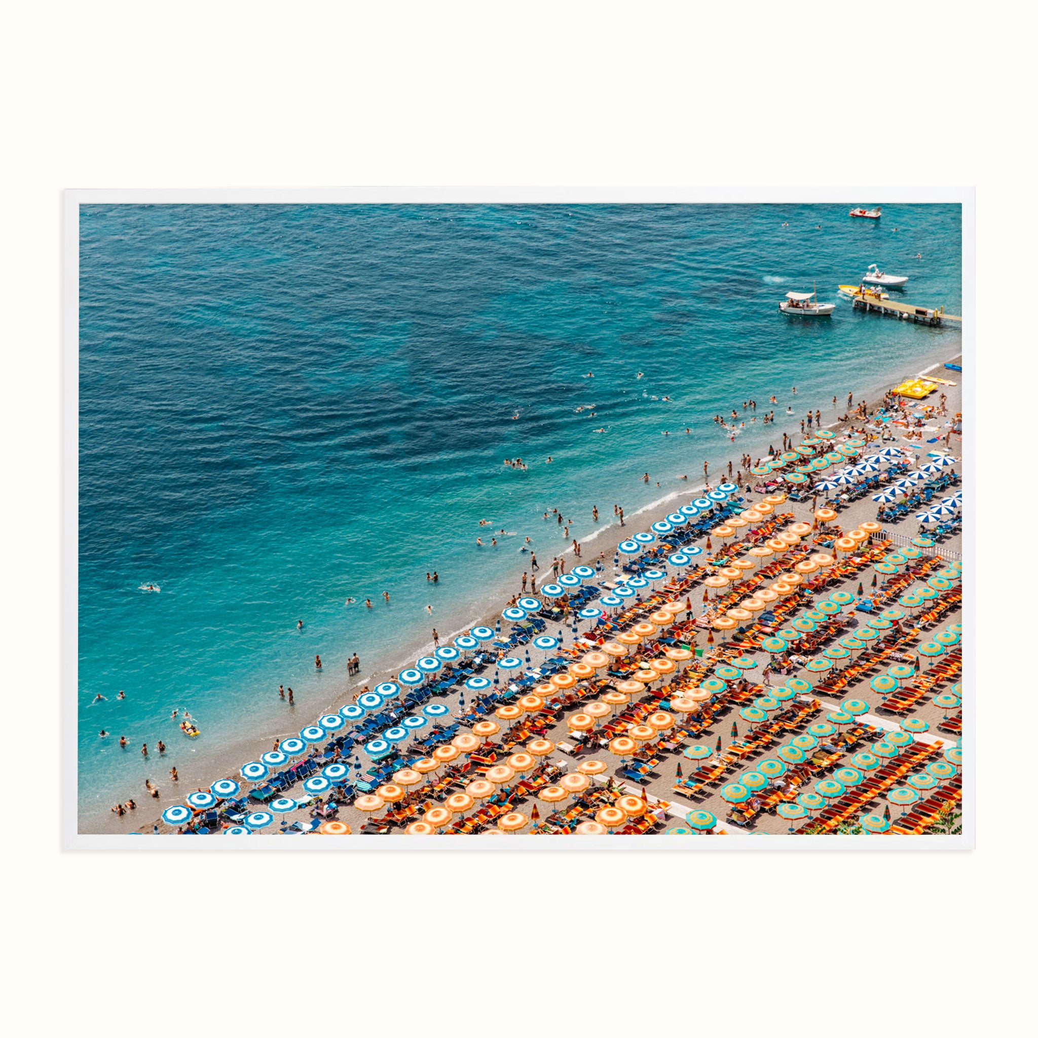 POSITANO BEACH AERIAL